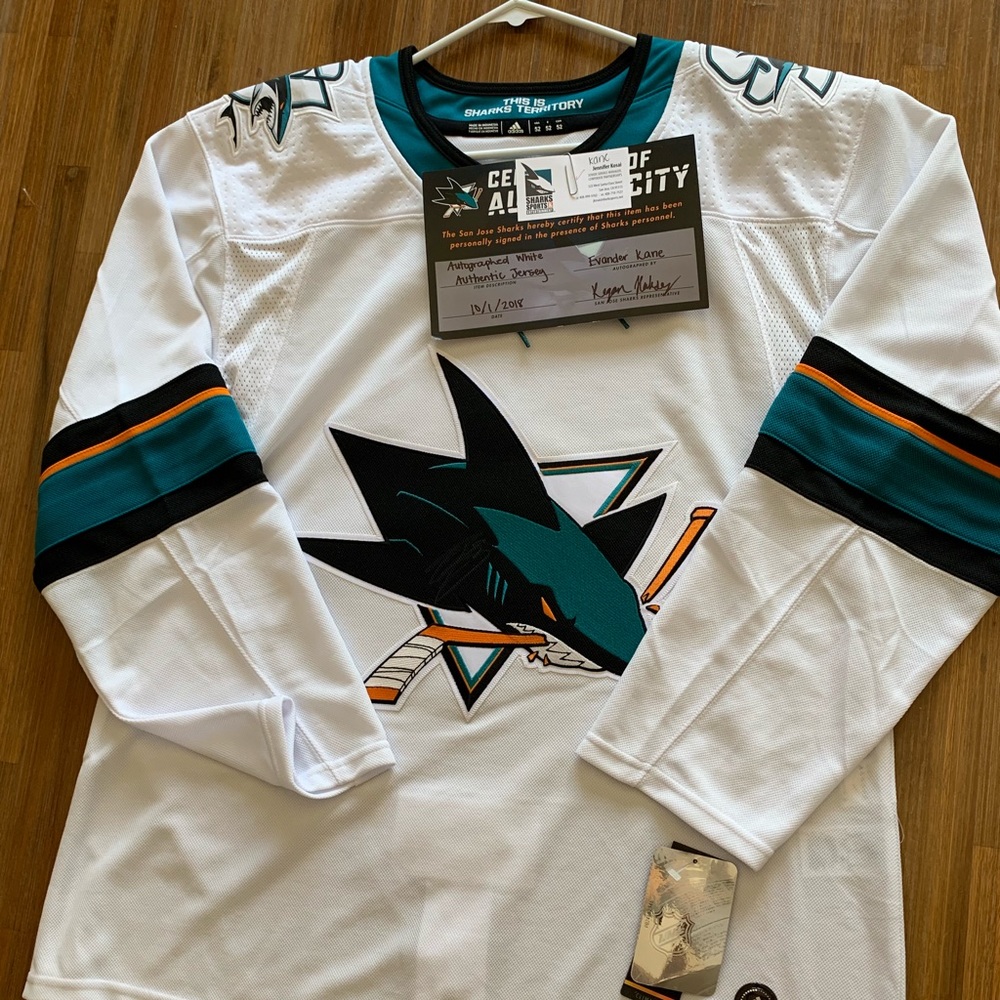 Autographed Evander Kane Jersey (San Jose Sharks)